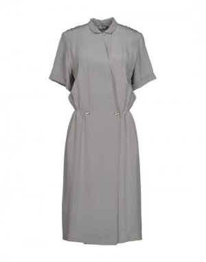 Короткое платье PAOLO TONALI. Цвет: серый