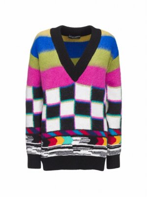 Пуловер с графическим принтом Dolce&Gabbana (D&G)