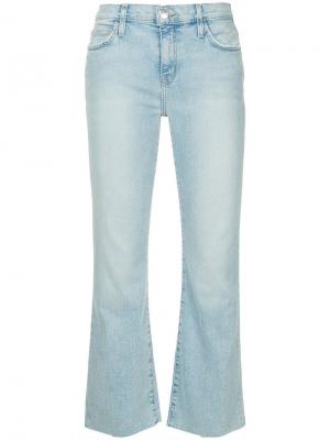 Укороченные расклешенные джинсы Current/Elliott. Цвет: синий