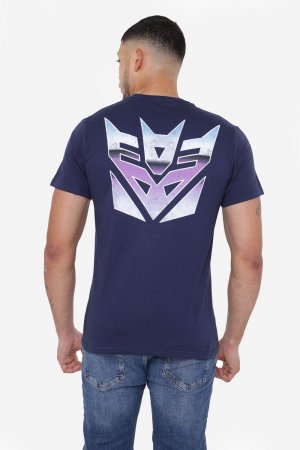 Мужская футболка Decepticons Factions, синий Transformers