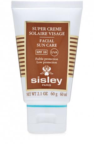 Солнцезащитный крем для лица SPF 10 Sisley. Цвет: бесцветный