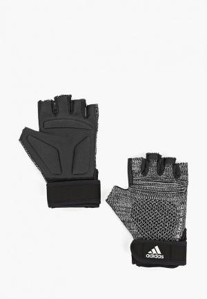 Перчатки для фитнеса adidas PRIMEKNIT GL. Цвет: серый