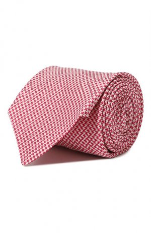 Шелковый галстук Kiton. Цвет: розовый