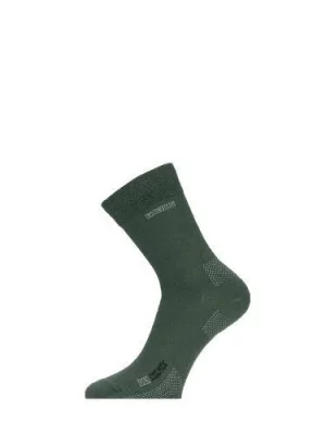 Носки OLI800 зеленые 38-41 Lasting. Цвет: зеленый