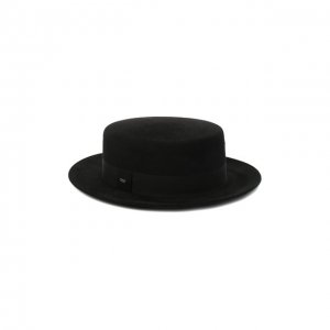 Фетровая шляпа Saint Laurent. Цвет: чёрный