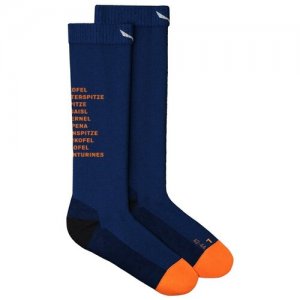 Носки , размер 39, оранжевый, синий Salewa. Цвет: оранжевый/синий