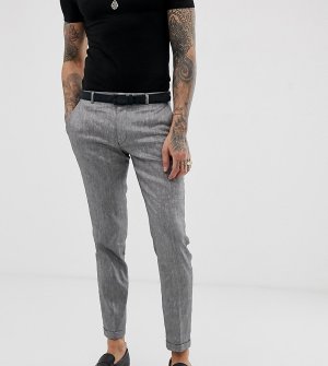 Серые брюки с добавлением льна -Серый Heart & Dagger