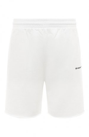 Хлопковые шорты Off-White. Цвет: белый