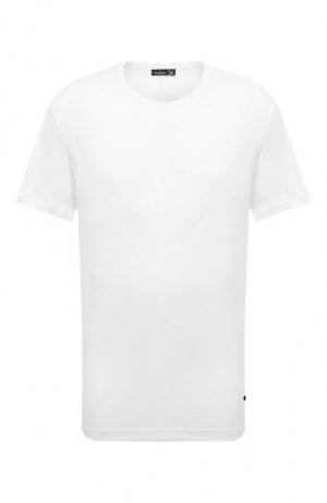 Хлопковая футболка Van Laack. Цвет: белый
