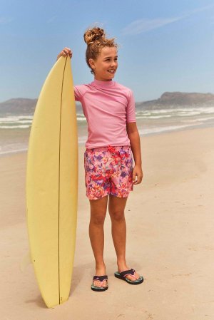 Jetsetter Boardshorts Спортивные летние шорты с принтом из переработанных материалов , розовый Animal
