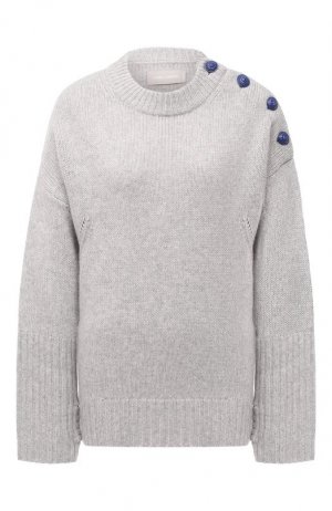 Кашемировый свитер Zadig&Voltaire. Цвет: серый