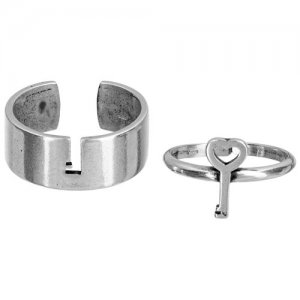 Парные кольца In Love женские, серебро 925 MRR0124-Ag925, без размера, 7.12 р. Amorem