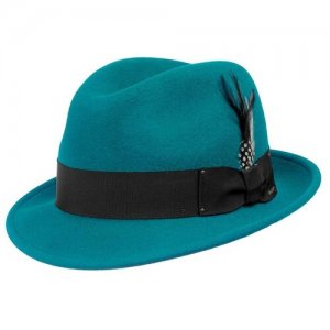 Шляпа, размер 61, голубой Bailey. Цвет: голубой