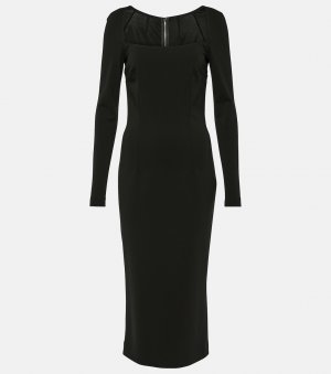 Платье миди из джерси , черный Dolce&Gabbana