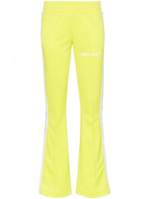 Спортивные брюки с лампасами Palm Angels. Цвет: зеленый