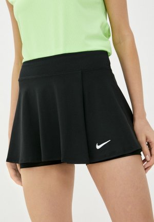 Юбка-шорты Nike W NKCT DF VCTRY FLOUNCY SKIRT. Цвет: черный
