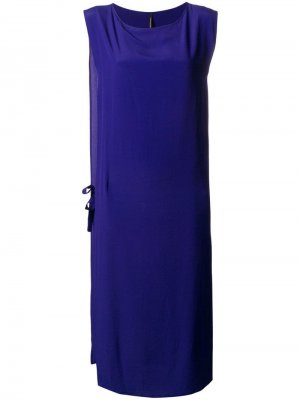 Платье миди без рукавов Pierantoniogaspari. Цвет: синий