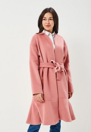 Пальто Maria Golubeva. Цвет: розовый