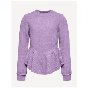 ONLY, пуловер для девочки, Цвет: светло-серый, размер: 146/152 Only. Цвет: серый