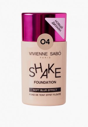 Тональный крем Vivienne Sabo с натуральным blur-эффектом. Цвет: бежевый