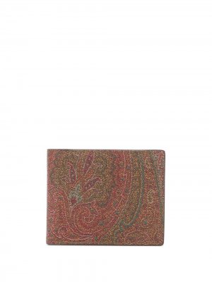 Бумажник с принтом пейсли Etro. Цвет: нейтральные цвета