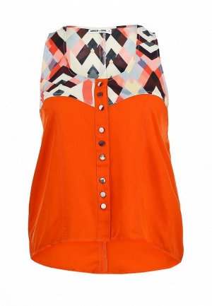 Блуза Ginger+Soul GI005EWBSM56. Цвет: оранжевый