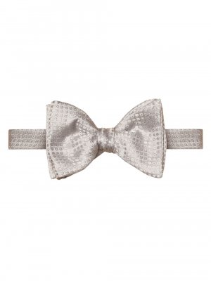 Жаккардовый галстук-бабочка с цветочным принтом, серый Eton