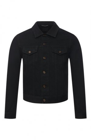 Джинсовая куртка Saint Laurent. Цвет: чёрный