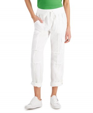 Женские прямые брюки alton с манжетами , белый Tommy Hilfiger