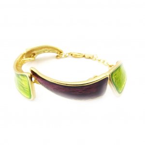 [J3390] - Пурпурно-зеленый дизайнерский браслет Movida Dolce Vita