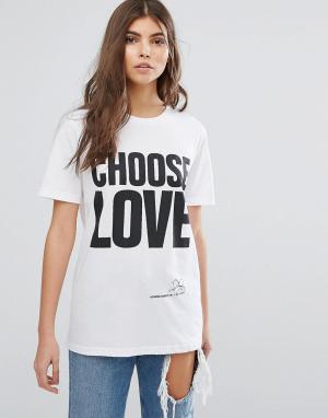 Белая футболка Choose Love-Белый Help Refugees