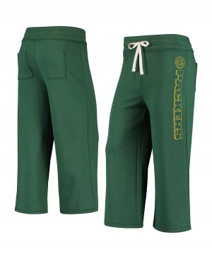 Женские зеленые укороченные брюки Green Bay Packers , зеленый Junk Food