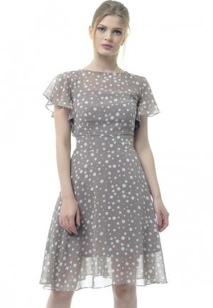 Платье Arefeva. Цвет: серый