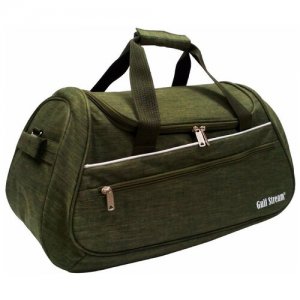 Спортивная сумка Polar, дорожная сумка,ручная кладь, ремень через плечо, полиэстер 55 х 35 24 POLAR. Цвет: зеленый