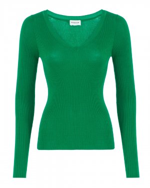 Пуловер P.A.R.O.S.H.. Цвет: зеленый