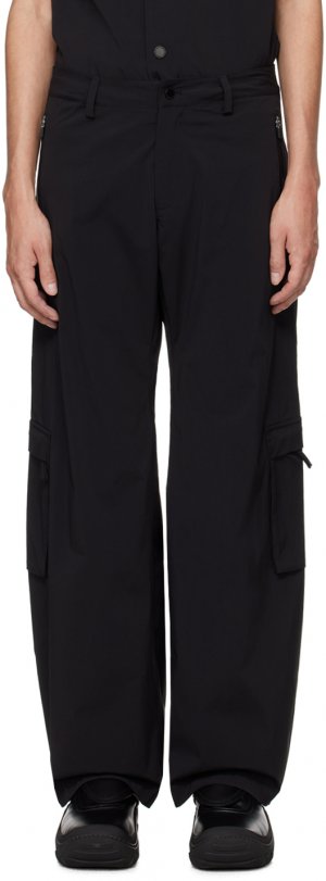 Черные брюки-карго с тремя карманами Han Kjobenhavn