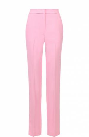 Укороченные брюки прямого кроя со стрелками MSGM. Цвет: розовый