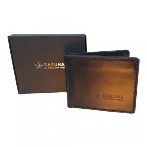 Бумажник E38 Slim Wallet, черный Sakura. Цвет: черный