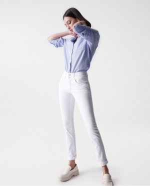 Women's Secret: джинсы скинни со средней посадкой , белый Salsa Jeans