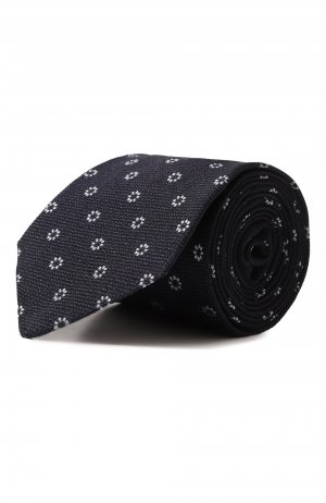 Шелковый галстук Luigi Borrelli. Цвет: синий