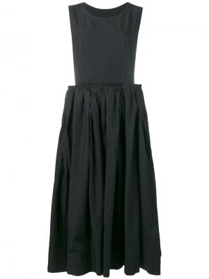 Платье-сарафан средней длины Comme Des Garçons. Цвет: черный