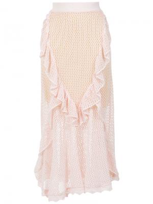 Silvana knit skirt Cecilia Prado. Цвет: розовый и фиолетовый