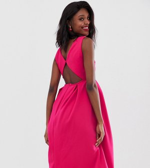 Приталенное платье с вырезами на спине -Розовый True Violet Maternity