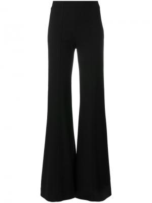 Длинные расклешенные брюки Dondup. Цвет: чёрный