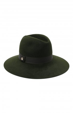 Фетровая шляпа Loro Piana. Цвет: зелёный
