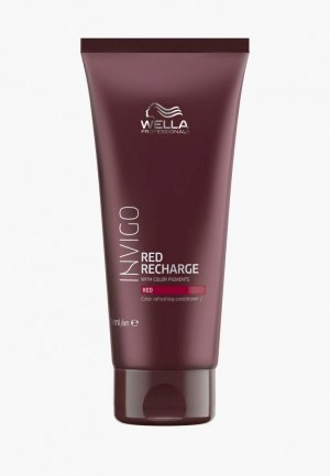Бальзам оттеночный Wella Professionals Invigo Color Recharge Refreshing Conditioner Red, 200 мл. Цвет: прозрачный