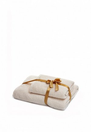 Комплект полотенец Luisa Moretti 2 шт.. Цвет: бежевый