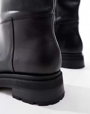 Черные кожаные ботинки премиум-класса на массивной подошве & Other Stories