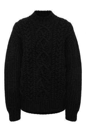 Шерстяной свитер Dries Van Noten. Цвет: чёрный