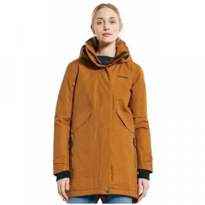 Куртка , размер 42, горчичный, оранжевый Didriksons. Цвет: оранжевый
